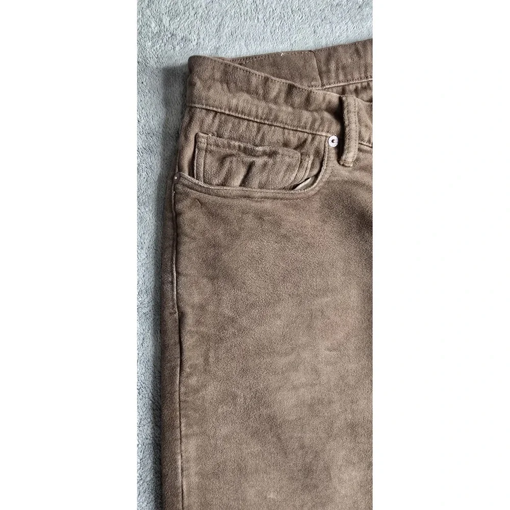 Vintage Polo Ralph Lauren Pants Mens 36x32 (29) Brown Soft Slim Fit 5 Pocket
